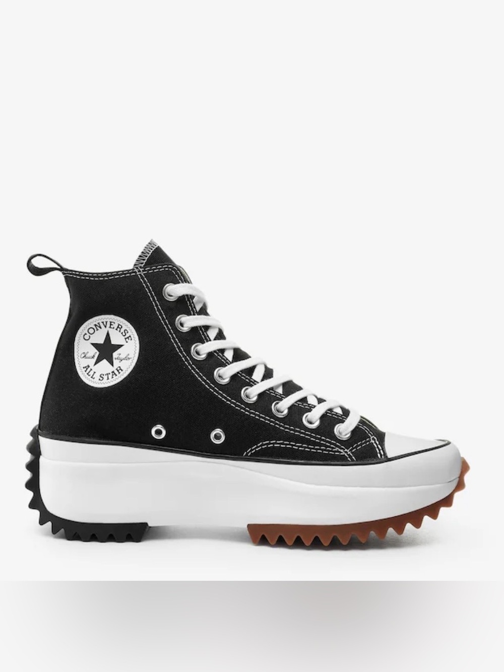 Converse Black High-Top Platform Athletic Sneakers